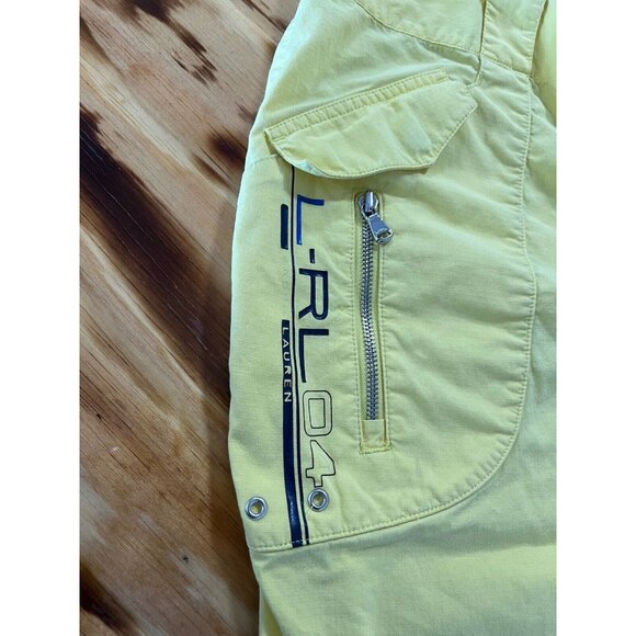 Lauren Active Ralph Lauren Capri Pants Woman Size 4 Solid Yellow Preppy Beach - Picture 14 of 16